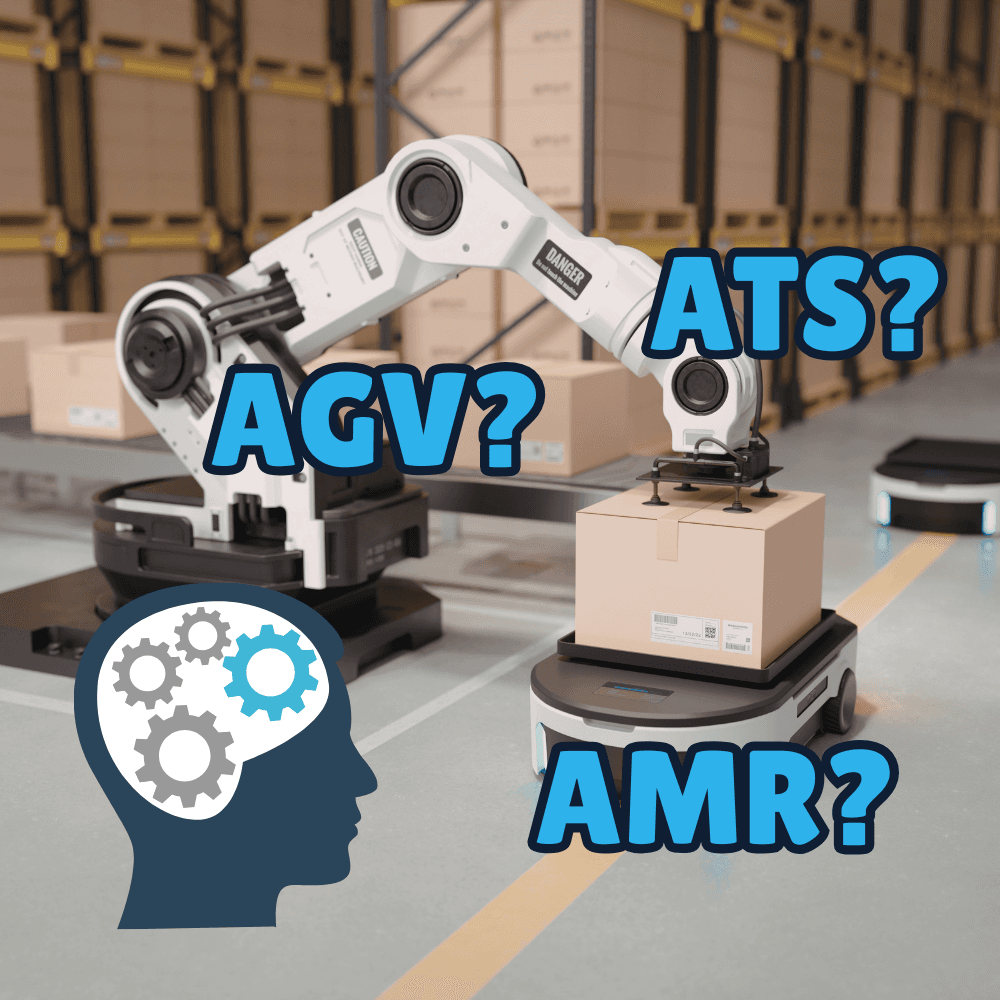Kaj pomenijo kratice AMR, ATS in AGV?